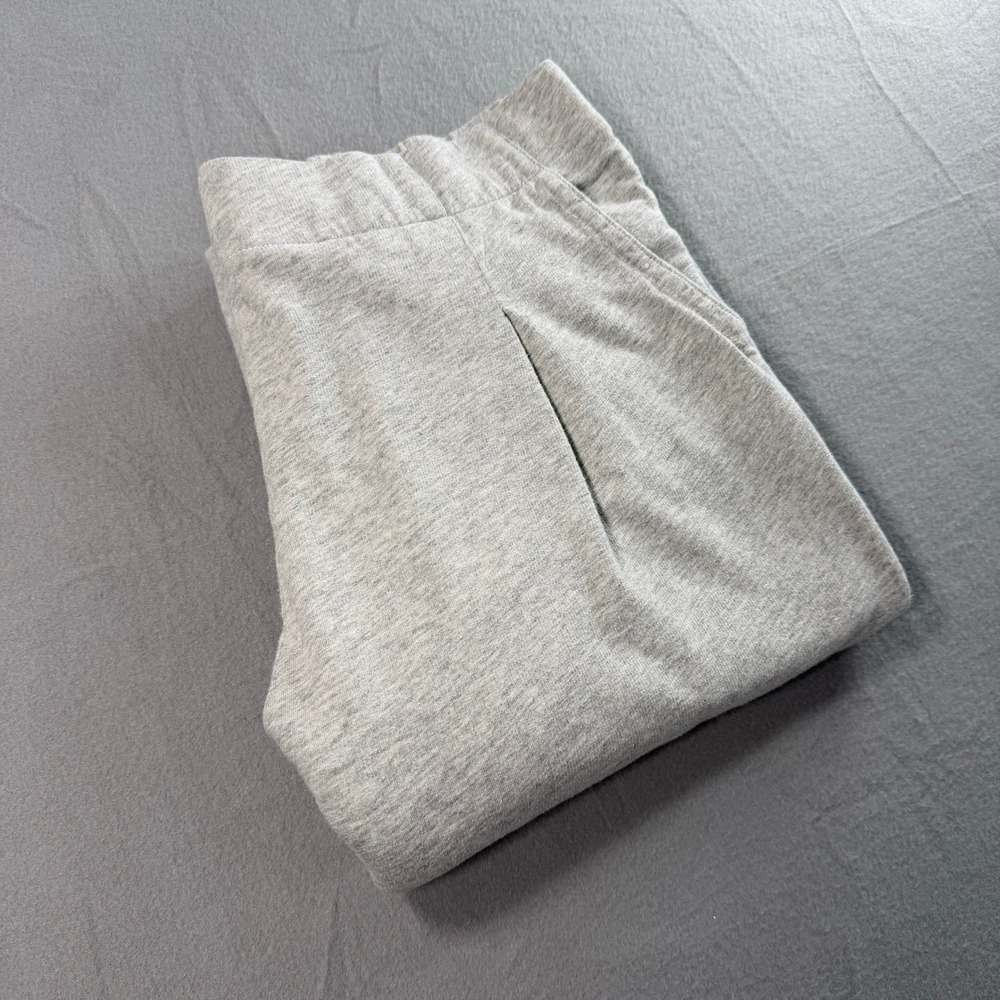 Aerie Wide Leg Lounge Pants Womens L Grey 100% Cotton Casual Elevated Luxe Chic - Picture 8 of 10